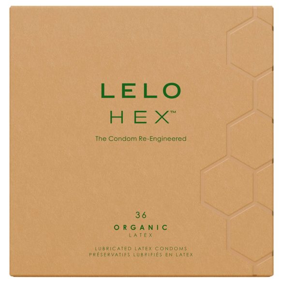 LELO Hex Organic - kondom - ekologisk latex - 36 st