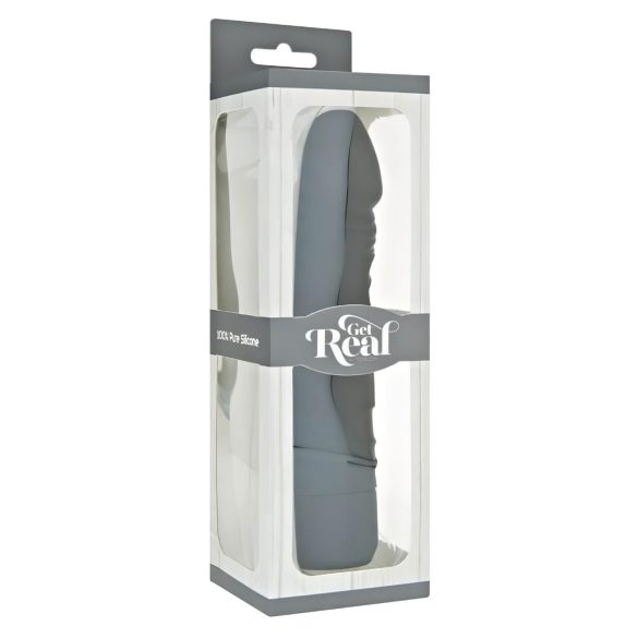 Classic Get Real - realistisk dildo vibrator - silikon - svart