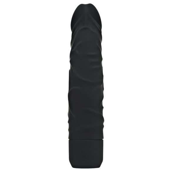 Classic Get Real - realistisk dildo vibrator - silikon - svart
