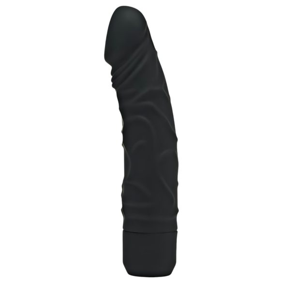 Classic Get Real - realistisk dildo vibrator - silikon - svart