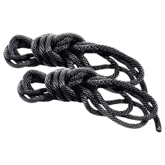 S&M - bondage rep set - silkeslen svart 2 delar