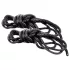 S&M - silkeslent bondage-repset (svart, 2 x 1,83 m)