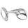 Njoy L - stor analplugg i metall (silver)