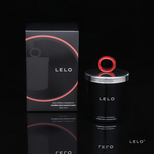 LELO - massageljus - granatäpple och svartpeppar - 150g