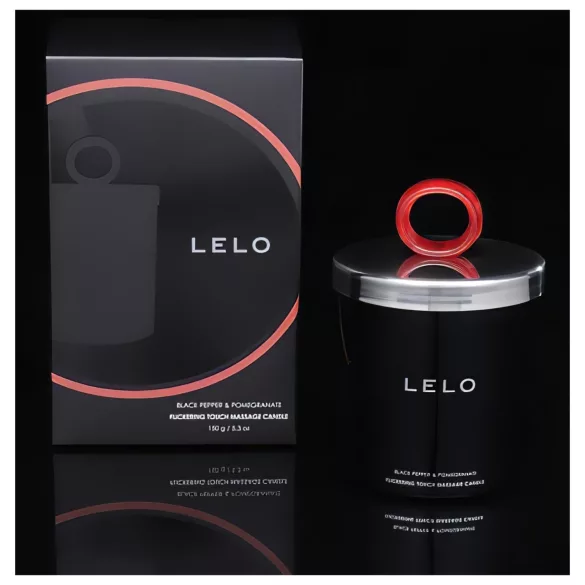 LELO - massageljus - granatäpple och svartpeppar - 150g