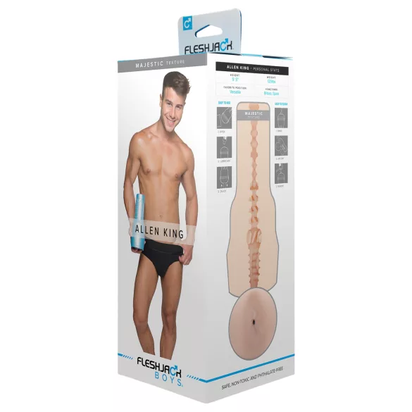 FleshJack - realistisk analmasturbator - Allen King
