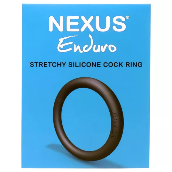 Nexus Enduro - penisring - silikon - svart