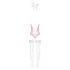 Obsessive - kaninoutfit för kvinnor - rosa