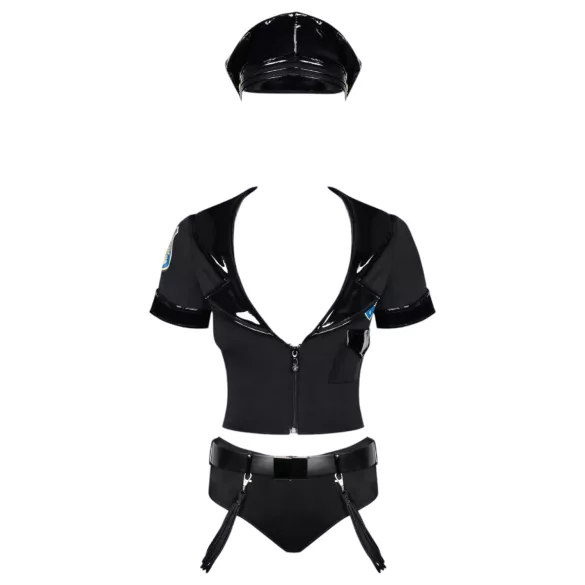 Obsessive Police - polisuniform kvinna utklädnad set S/M