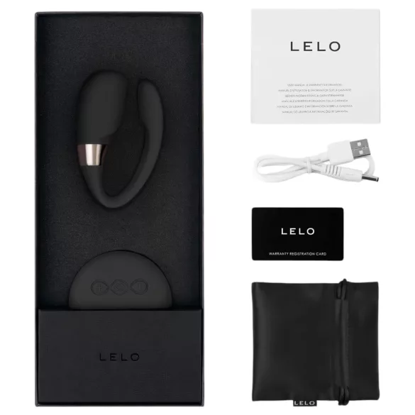 LELO Tiani 3 - parvibrator - fjärrstyrd - silikon svart
