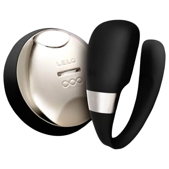 LELO Tiani 3 - parvibrator - fjärrstyrd - silikon svart