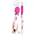 Bodywand - massagevibrator - vattentät - vit/rosa