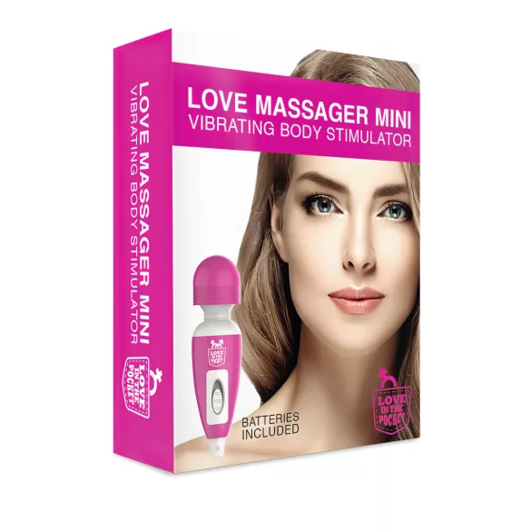 Love Wand - minivibrator massagestav - rosa
