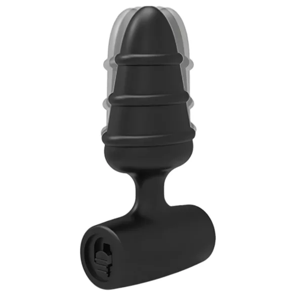 Love Plug - analplugg med vibration - mini - svart