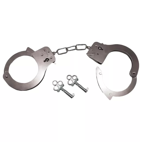 S&M - handbojor - metall - silver