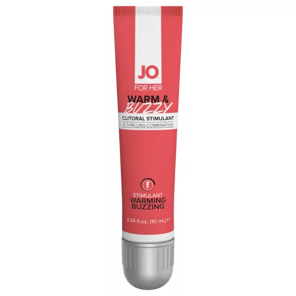 System JO - WARM & BUZZY - klitorisstimulerande gel för kvinnor (10 ml)