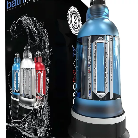 Bathmate Hydromax 7 Wide - penispump hydraulisk - blå