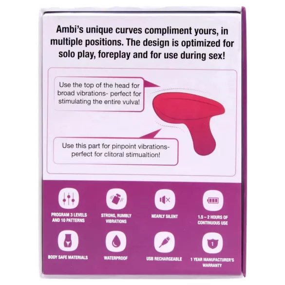 Lovense Ambi - App-styrd klitorisstimulator (rosa)