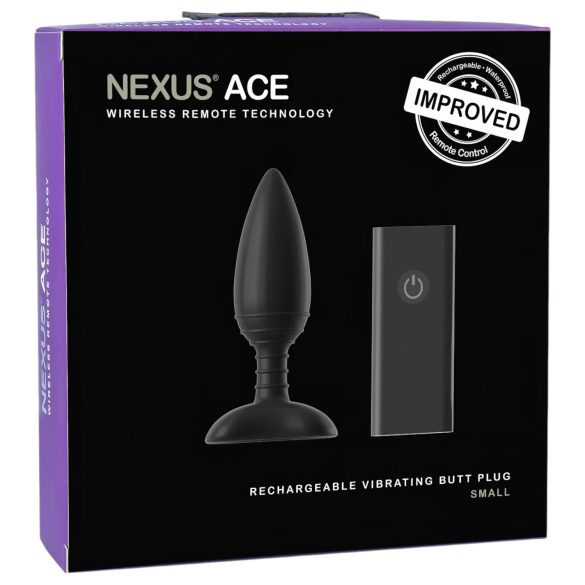 Nexus Ace - analvibrator med fjärrkontroll - uppladdningsbar - liten