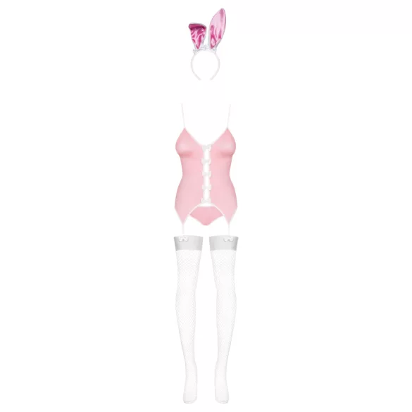 Obsessive - kaninoutfit för kvinnor - rosa - L/XL
