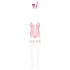 Obsessive - kaninoutfit för kvinnor - rosa - L/XL