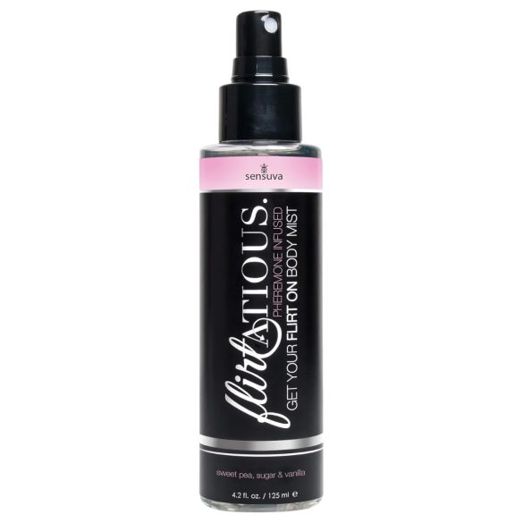 Sensuva Flirtatious - feromonkroppsspray - vanilj och bockhornsklöver - 125ml