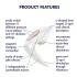 Satisfyer Pro 4 Couples - parvibrator lufttryck uppladdningsbar vit