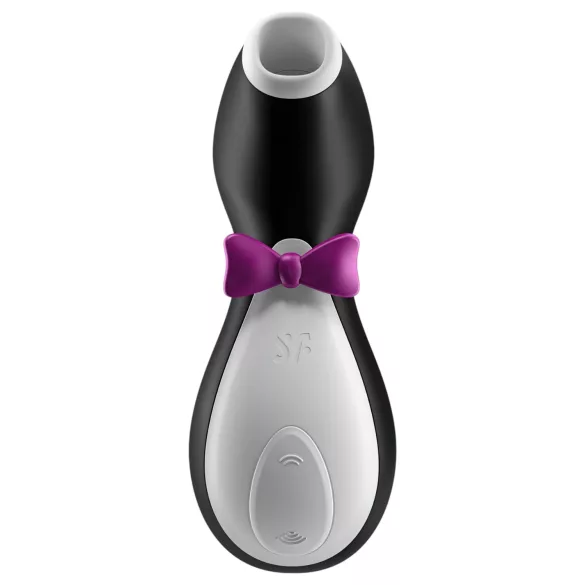 Satisfyer Penguin - klitorisstimulator med batteri - vattentät - svart/vit