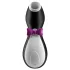 Satisfyer Penguin - klitorisstimulator med batteri - vattentät - svart/vit