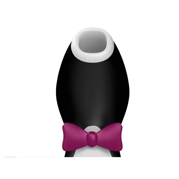 Satisfyer Penguin - klitorisstimulator med batteri - vattentät - svart/vit