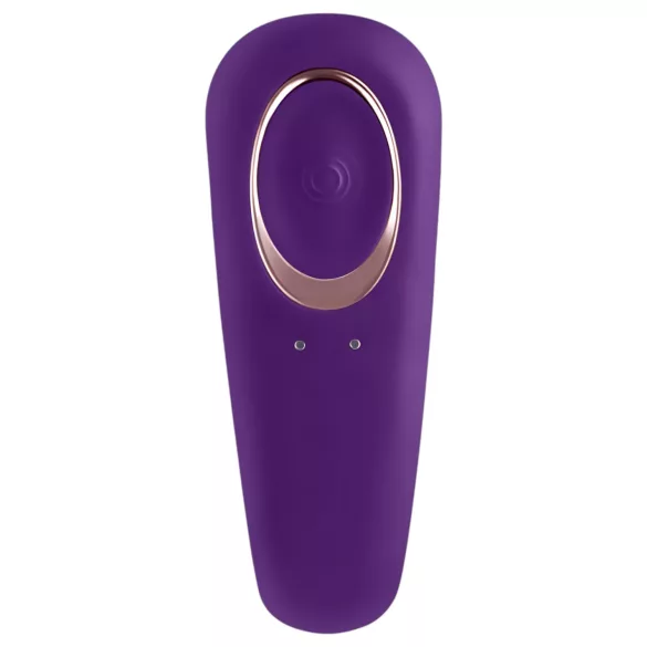 Satisfyer Dubbel Klassisk - vattentät, uppladdningsbar parvibrator (lila)