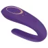 Satisfyer Dubbel Klassisk - vattentät, uppladdningsbar parvibrator (lila)