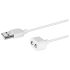 Satisfyer - magnetisk USB-laddningskabel - 2st (vit)