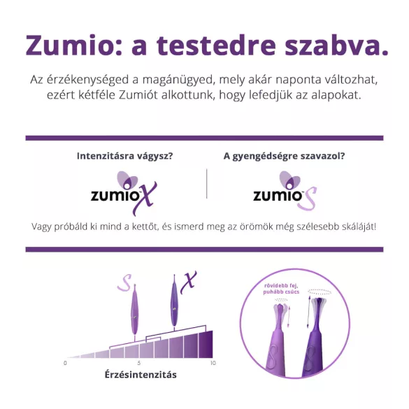 Zumio - klitorisstimulator med batteri - lila