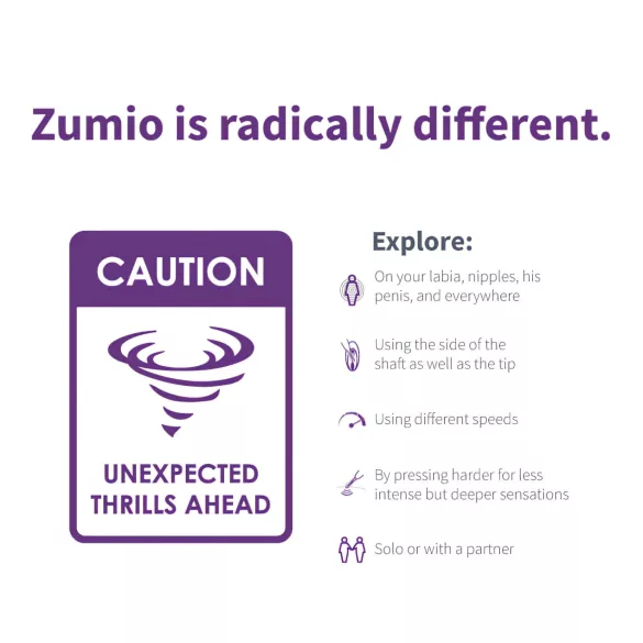 Zumio - klitorisstimulator med batteri - lila