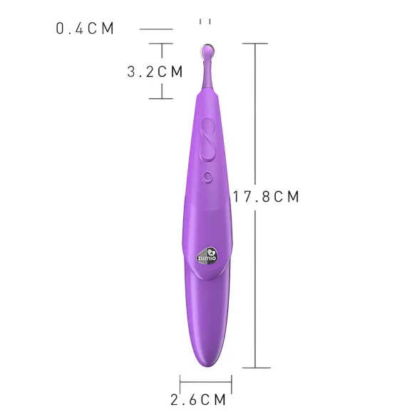 Zumio - klitorisstimulator med batteri - lila