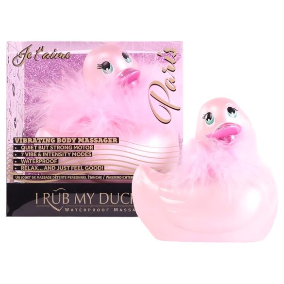 My Duckie Paris 2.0 - klitorisstimulator vibrator anka vattentät rosa