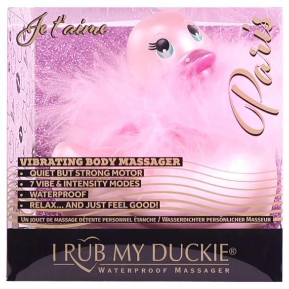 My Duckie Paris 2.0 - klitorisstimulator vibrator anka vattentät rosa
