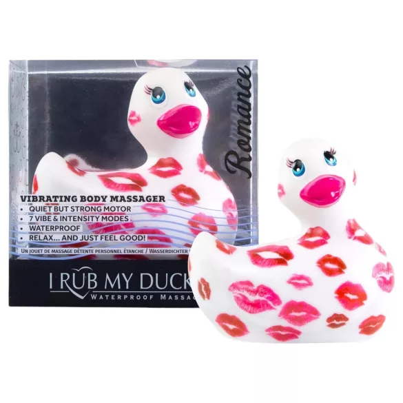 My Duckie Romance 2.0 - vattentät klitorisvibrator (vit/rosa)