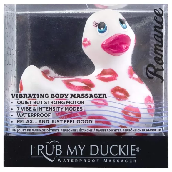 My Duckie Romance 2.0 - vattentät klitorisvibrator (vit/rosa)