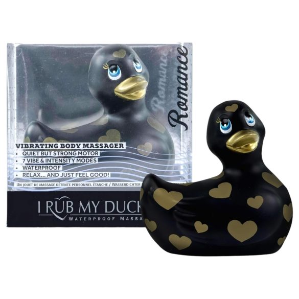 My Duckie Romance 2.0 - klitorisstimulator - svart/guld