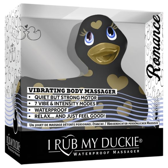 My Duckie Romance 2.0 - klitorisstimulator - svart/guld