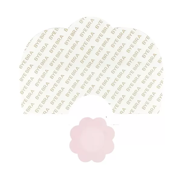 Bye Bra D-F - osynlig bröstlyft tejp - rosa - 6 st