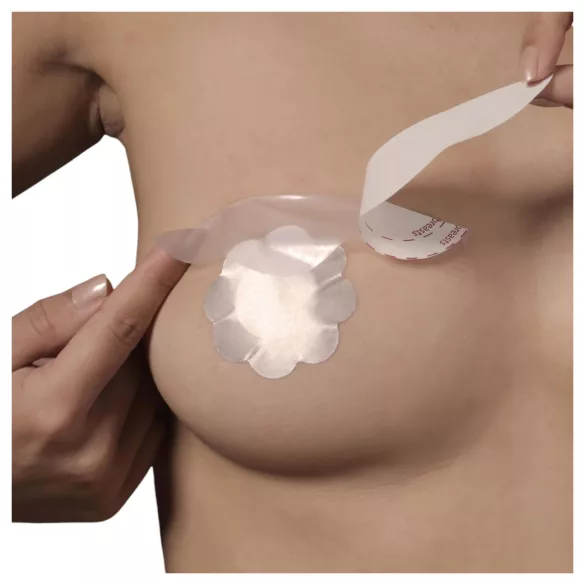 Bye Bra D-F - osynlig bröstlyft tejp - rosa - 6 st