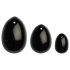 La Gemmes Yoni - geishakulesset - svart obsidian (3 st)