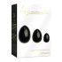 La Gemmes Yoni - geishakulesset - svart obsidian (3 st)