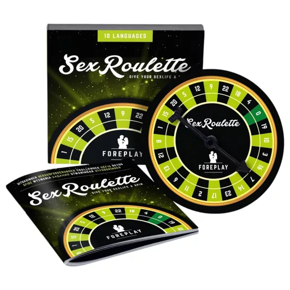 tease & please - Sex Roulette Foreplay - Roulette‑sällskapsspel för par