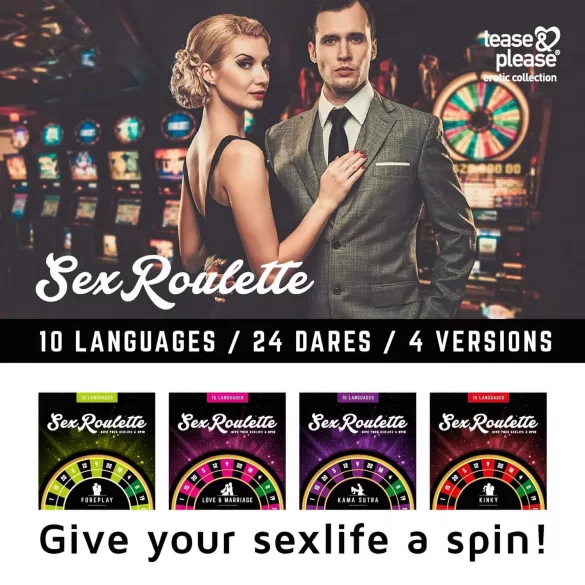 tease & please - Sex Roulette Foreplay - Roulette‑sällskapsspel för par