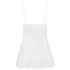 Obsessive - babydoll med spets och stringtrosa - vit