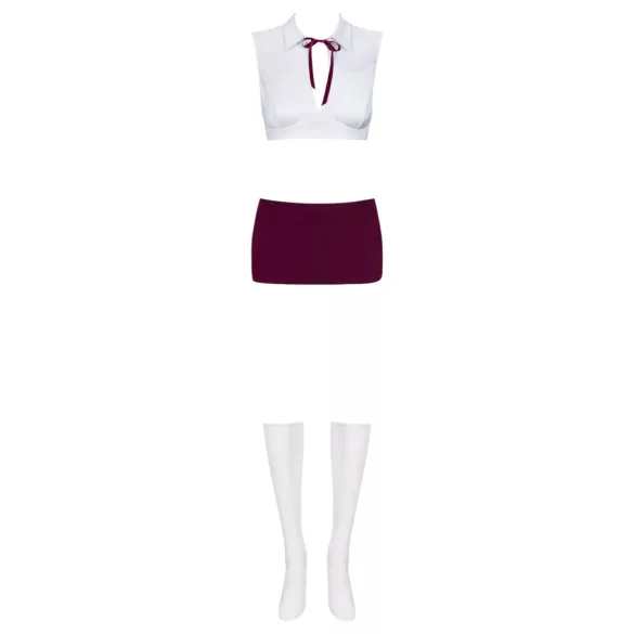 Obsessive - studentkostym för kvinnor - 5-delad set - rolldress